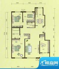 秋实e景二期Q户型图面积:157.19平米