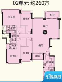 岭南天地东华嘉苑26面积:260.00平米