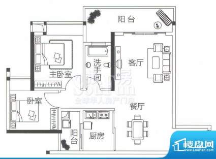 恒福新城幸福朗苑13面积:75.70平米