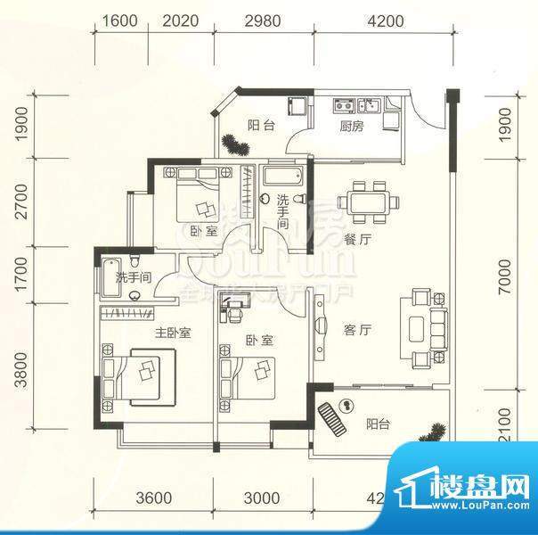 恒福新城幸福朗苑12面积:112.97平米