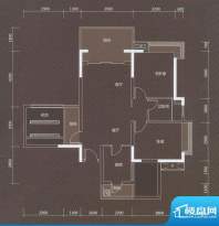 山水一品花园1-2座A面积:88.77平米