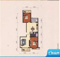 华信山水文苑E2 2室面积:117.80m平米