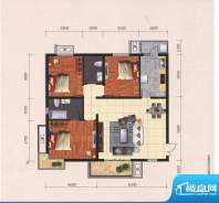 华信山水文苑B1 3室面积:172.71m平米