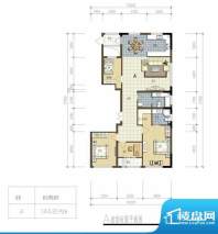 银马公寓A户型 4室2面积:144.81m平米