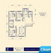 嘉惠红山郡E户型图 面积:114.97平米