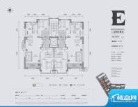 西湖一号户型E 1栋 面积:96.98平米