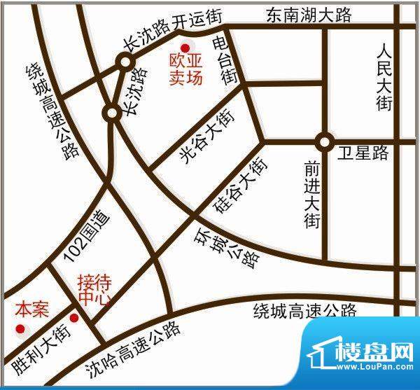 富民东城尚品项目区位图