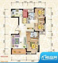 骏浩华庭5#楼E2户型面积:132.19m平米