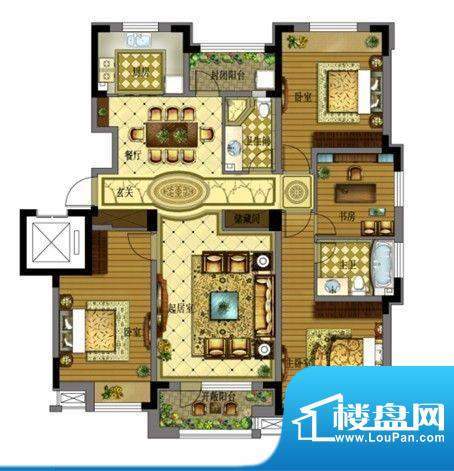 保利拉菲公馆A1户型面积:0.00平米