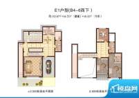 山海华府户型图 3室面积:152.87m平米