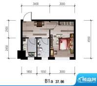 中安美寓小高层Ba1户面积:37.86平米