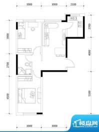 城建世纪佳园D-4户型面积:73.50平米