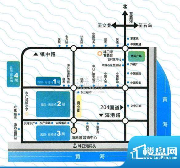 温阳海港城交通图