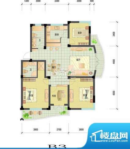 碧波康庭多层132.54面积:132.54m平米