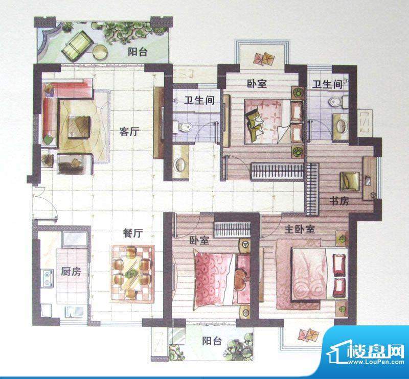 鼎盛骏景8#楼C户型 面积:0.00m平米