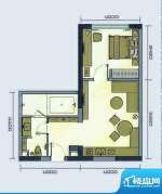 星城时代D户型 1室1面积:69.84平米
