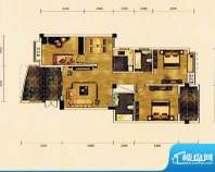 湖景帝苑4#D2单元 3面积:117.92m平米