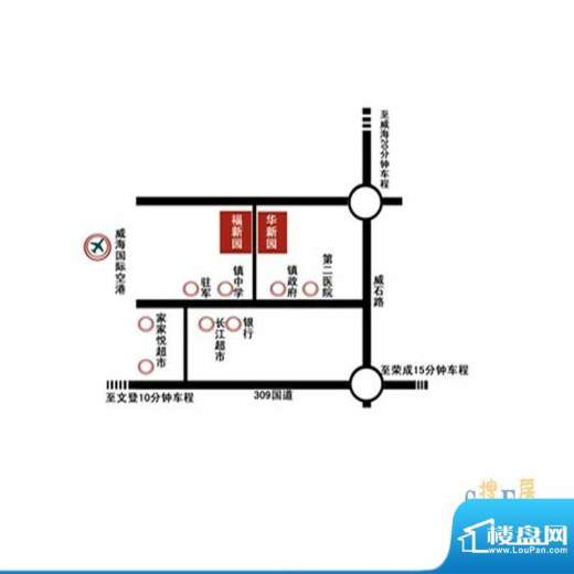 泰浩华新园交通图
