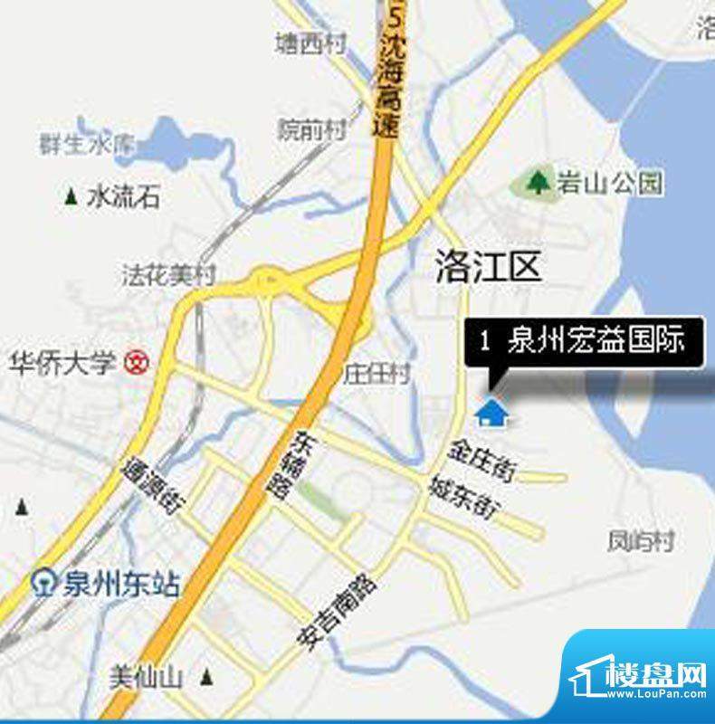 宏益江山丽园交通图