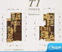 保利湖畔林语T1中间面积:253.00m平米