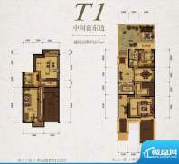 保利湖畔林语T1中间面积:253.00m平米