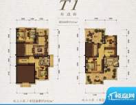 保利湖畔林语T1东边面积:315.00m平米