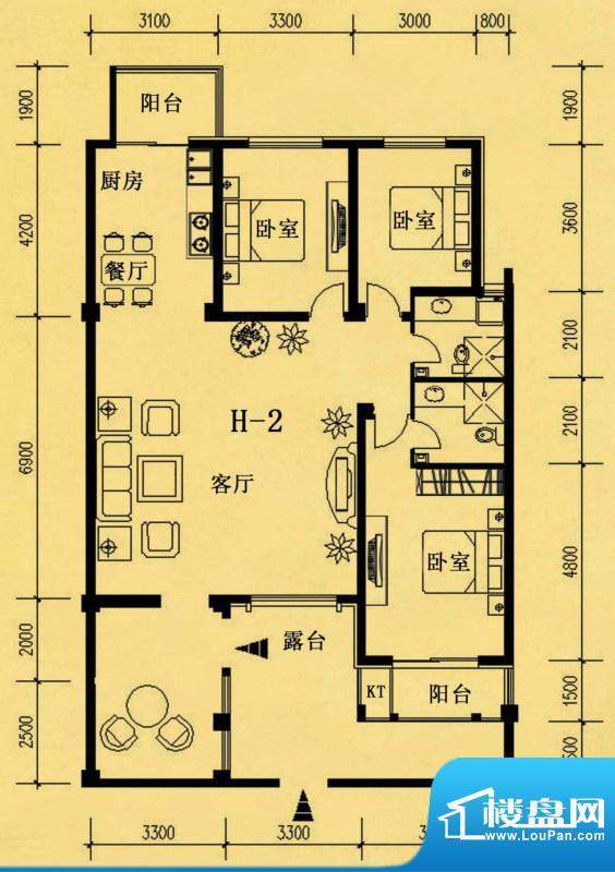 H-2户型 