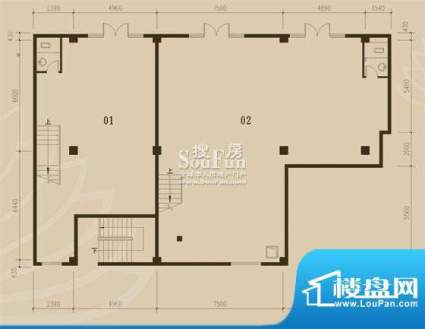 景泰翰林Cg4首层平面面积:0.00平米