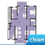 亨泰公寓D1户型 3室面积:139.99平米