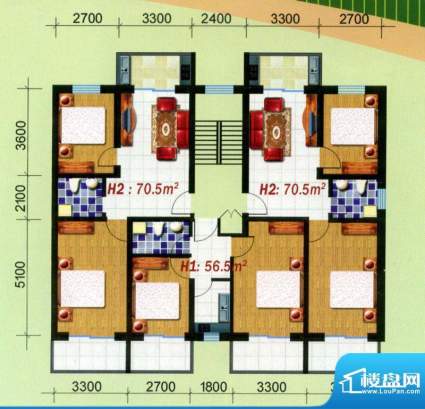 H1/H2户型