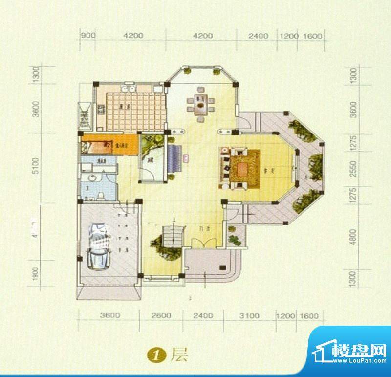 半月湾东方夏威夷DE面积:658.80m平米