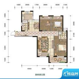 中超水木春天5#楼A户面积:117.00m平米