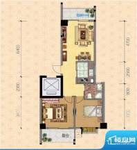 圣弗兰小镇6#楼温馨面积:74.40m平米