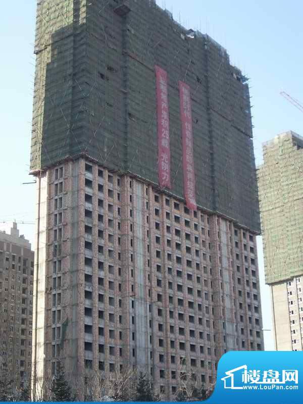 亚泰梧桐公馆项目在建高层外景图（2012