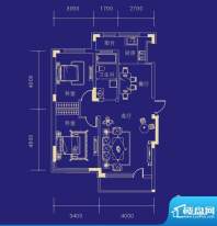 中国铁建国际花园二面积:89.00平米