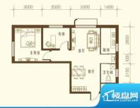 嘉柏湾一期户型图B1面积:73.12平米