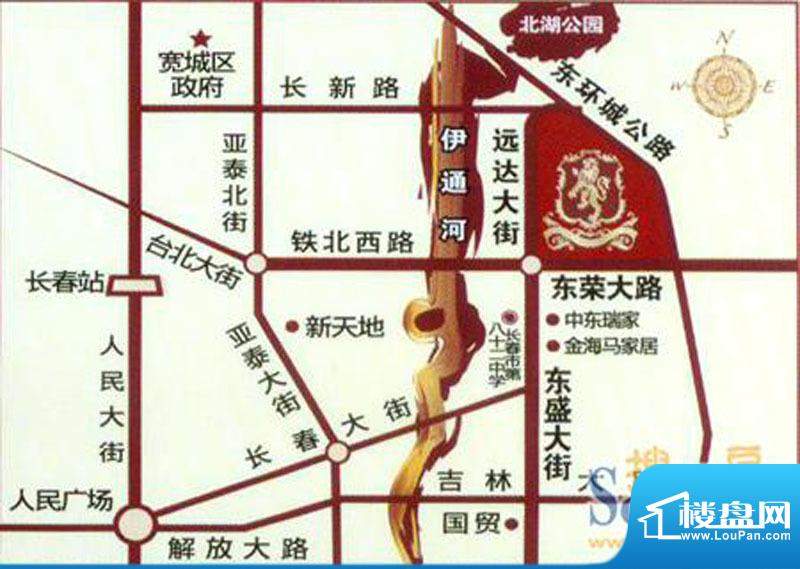 鲁辉国际城交通图
