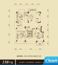 保利百合香湾三期有面积:154.00平米