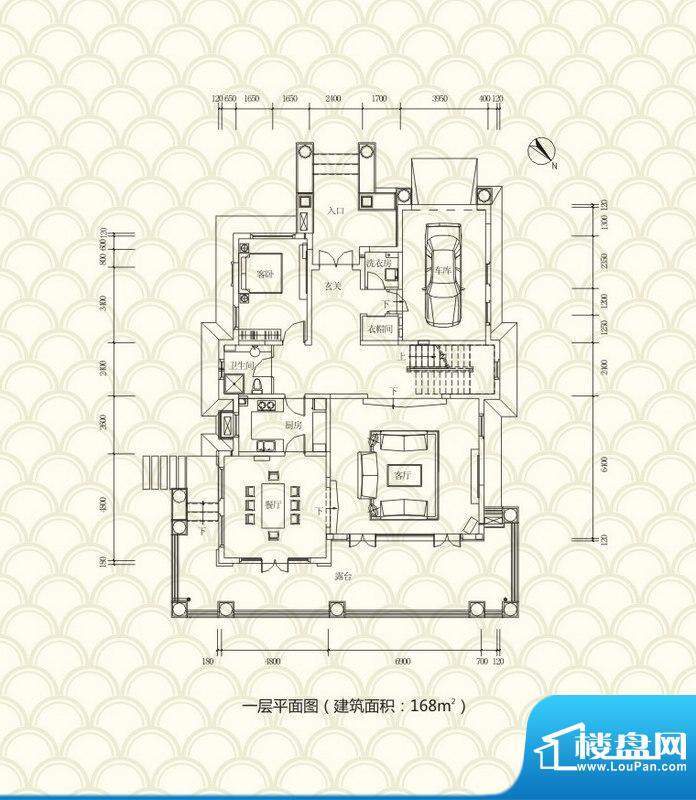 美兰高尔夫温泉别墅面积:308.00平米