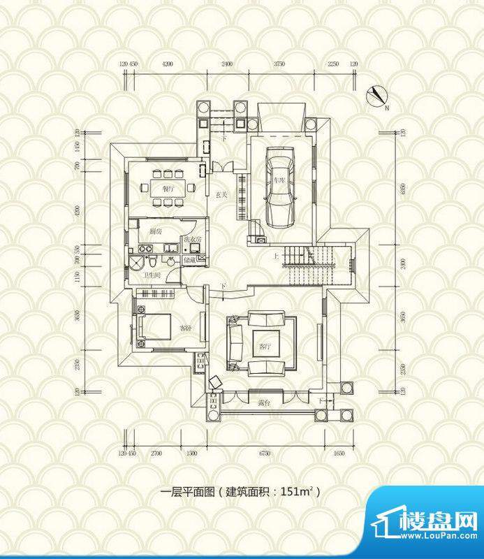 美兰高尔夫温泉别墅面积:266.00平米