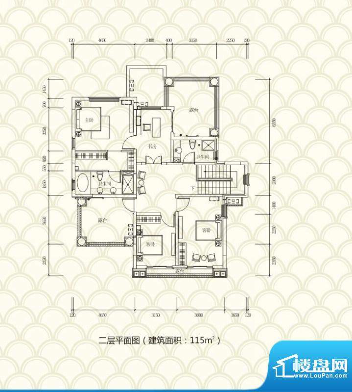 美兰高尔夫温泉别墅面积:266.00平米