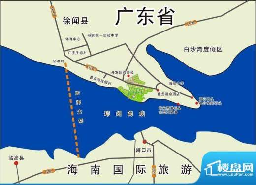 安粮·蓝海城市广场交通图