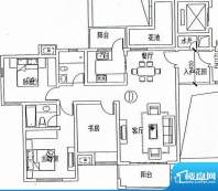 香樟林风情街D户型图面积:121.60平米