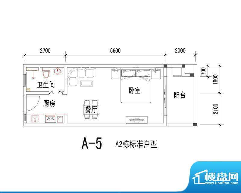 海南冯家湾椰风海韵面积:57.45平米