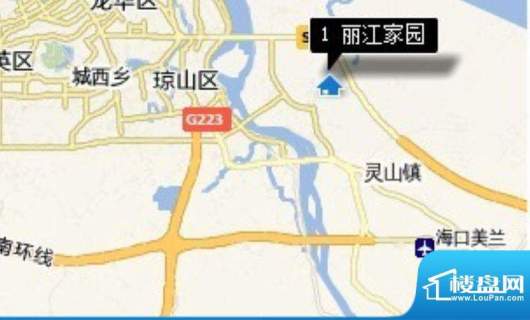 丽江家园交通图