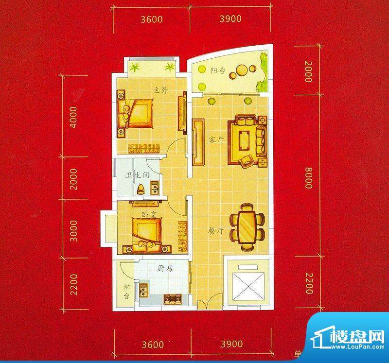 龙景商业城1幢02/03面积:91.41平米