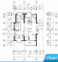 滨江花城1号楼01-04面积:104.85平米