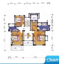 富力红树湾DA户型二面积:300.00平米