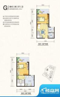 海建瑞景山庄二房户面积:81.24平米