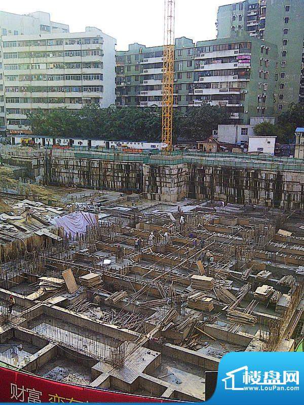 金泰龙步行街商厦工程进度图（20111021